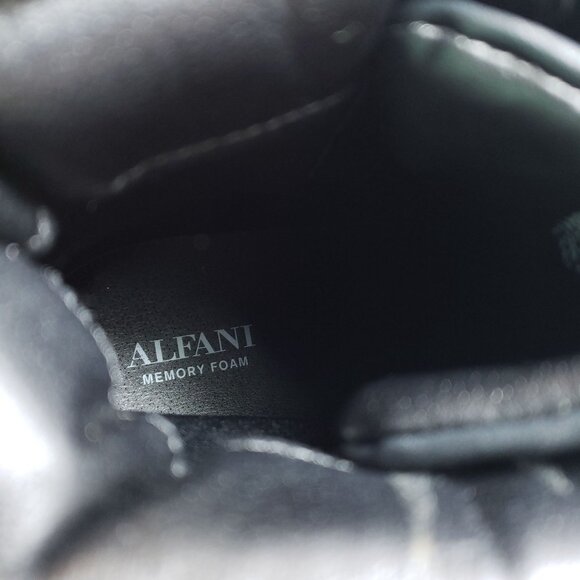 Alfani Mens Size 13 Andres Memory Foam Black Lace-Up Fashion Ankle Boots - Picture 9 of 9